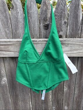 Urban Outfitters small green bustier. NWT!